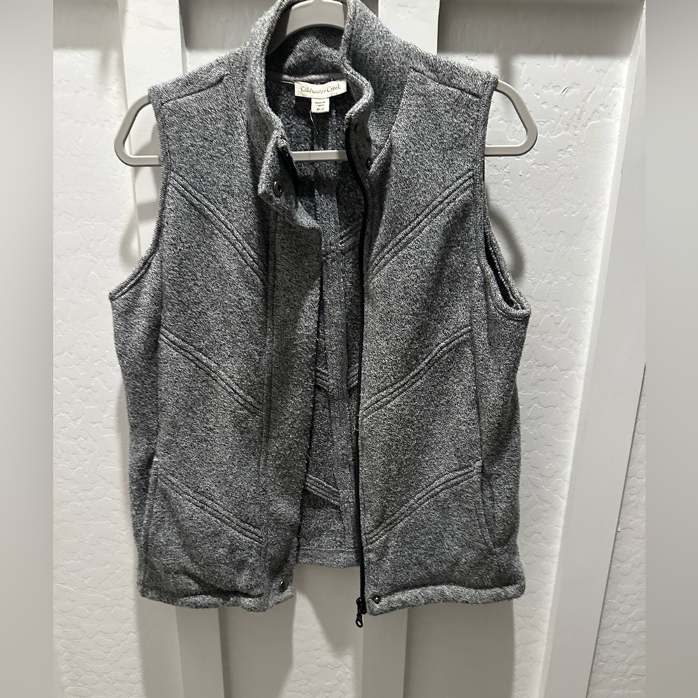 Coldwater‎ Creek Charcoal Women's Vest